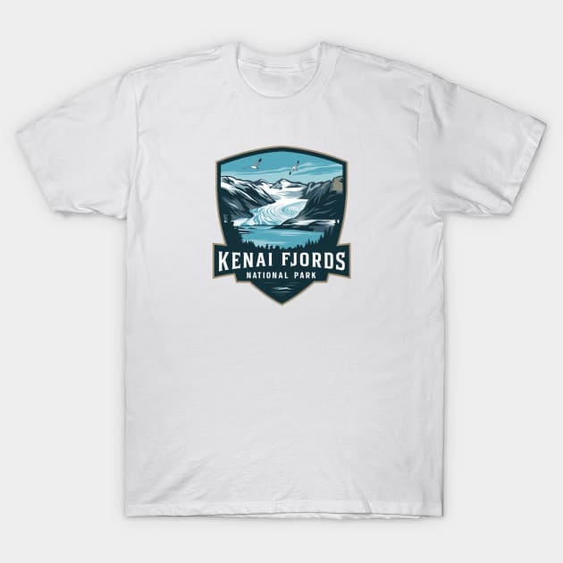 Kenai Fjords Alaska National Park T-Shirt by Perspektiva